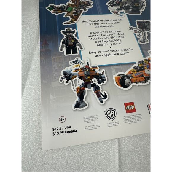 Ultimate Sticker Reusable Stickers 1000+ LEGO Movie‎ by DK 2013 - Picture 4 of 10
